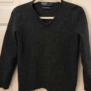 Polo Ralph Lauren Pullover Lambswool V Sweater Women's Sz M